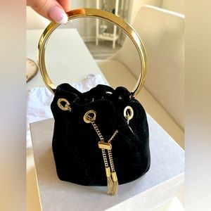 Jimmy Choo Bon Bon black velvet
